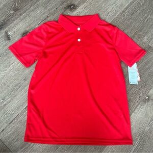 NWT Kids XL 14 Cat & Jack Red Polo School Uniform Collared Short Sleeve Shirt